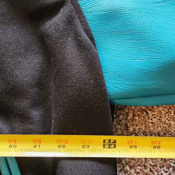 Cheersport National Champion varsity jacket black body and turquoise sleeve XXXL - Picture 8 of 11